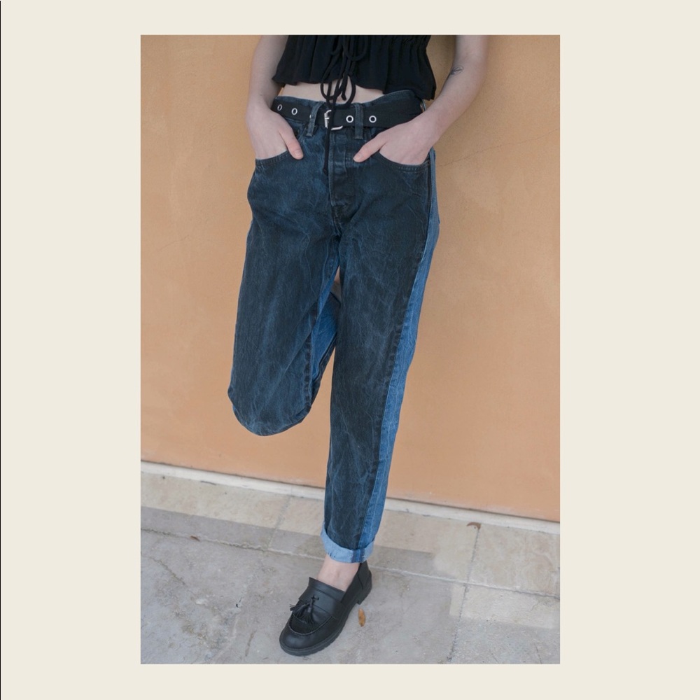 Levi’s/ Nasty Gal Two Toned Jeans